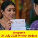 Anupama 24 July 2025 Written Update