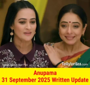 Anupama 1 September 2025 Written Update