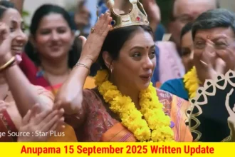 Anupama 15 September 2025 Written Update