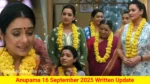 Anupama 16 September 2025 Written Update