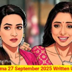 Anupama 27 September 2025 Written Update