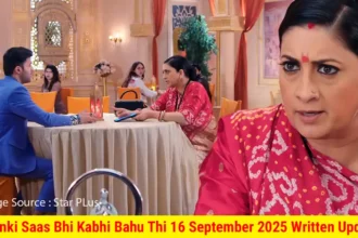 Kyunki Saas Bhi Kabhi Bahu Thi 16 September 2025 Written Update