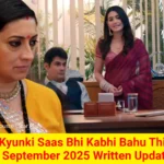 Kyunki Saas Bhi Kabhi Bahu Thi 3 September 2025 Written Update